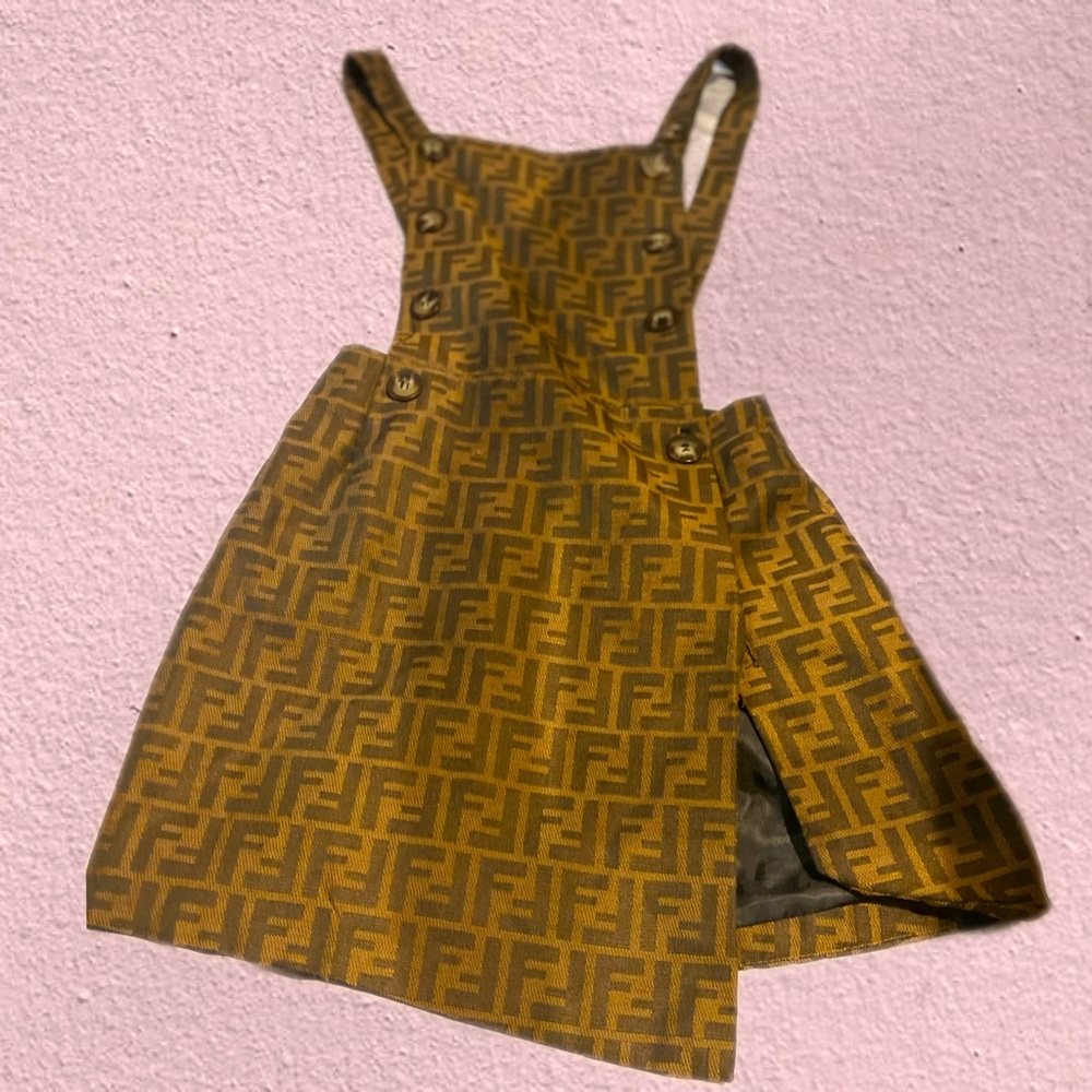 Fendi Medium Overall Dress Vintage with Fendi dust bag! BestOffer.